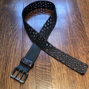 Diesel Leather Studded Belt